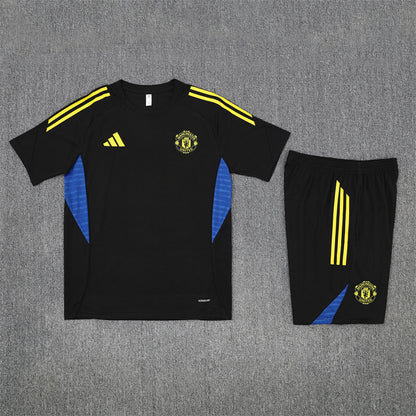 Kit Shirt + Shorts Manchester United Black Training 25/26
