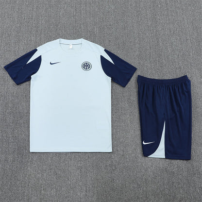 Kit Shirt + Shorts Inter Milan White/Blue Training 25/26