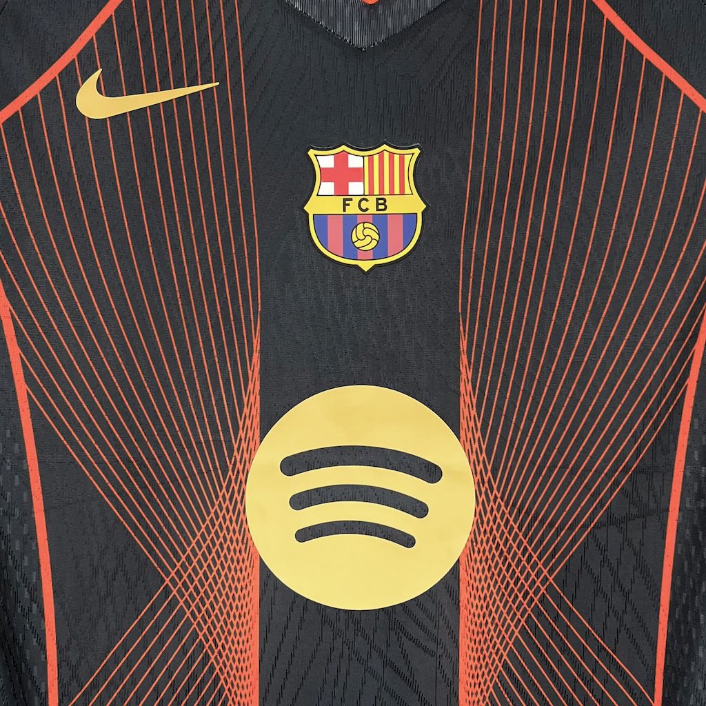 Barcelona Special Edition Black/Orange Jersey 25/26