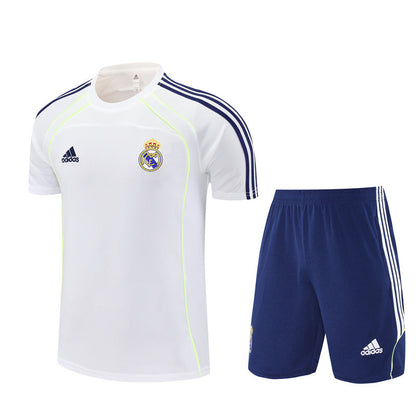 Kit Shirt + Shorts Real Madrid White/Blue Training 25/26