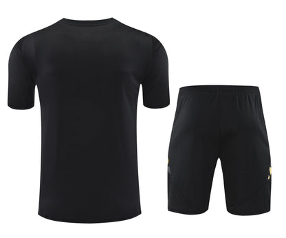 Kit Tank Top + Shorts Real Madrid Black/Orange Training 24/25