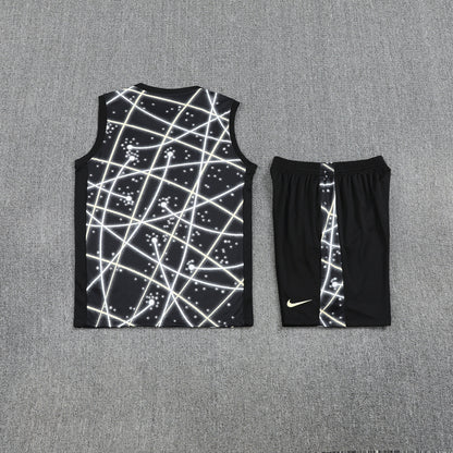 Kit Tank Top + Shorts Netherlands White/Black Training 25/26