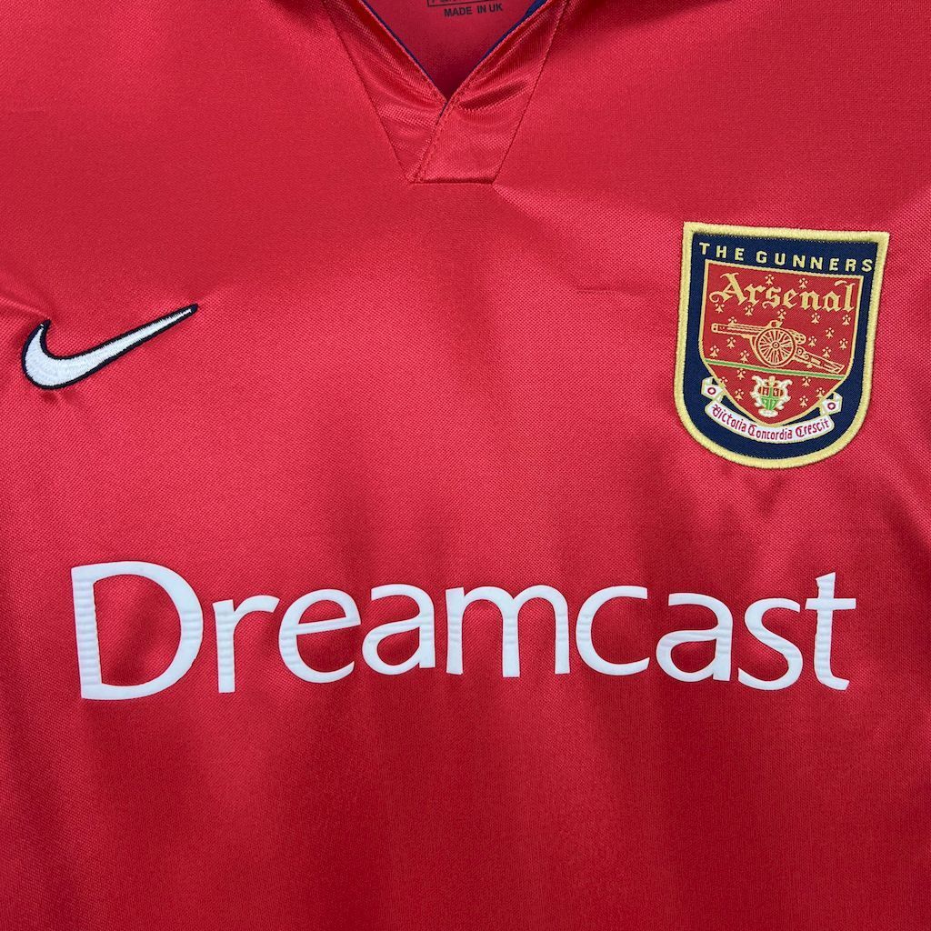 Arsenal Home Jersey 99/00 Retro - CalcioVivo