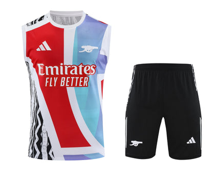 Arsenal Training Tank Top + Shorts Kit 25/26