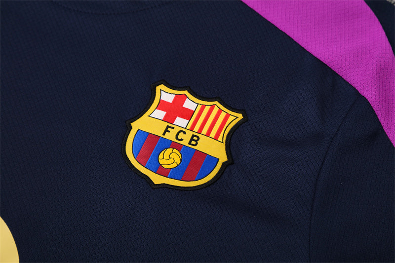 Kit Shirt + Shorts Barcelona Dark Blue Training 25/26