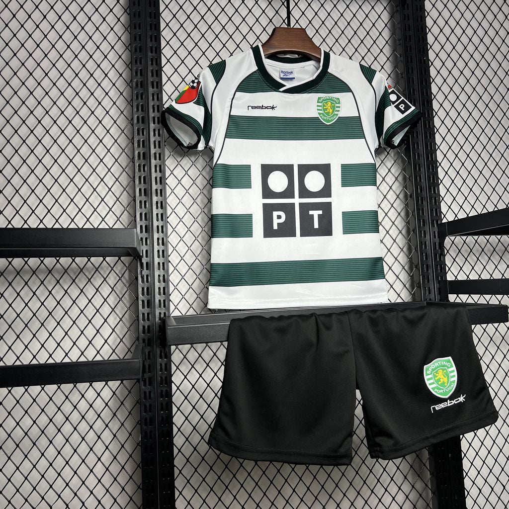 Sporting CP 2001/03 Home Retro Kids Kit