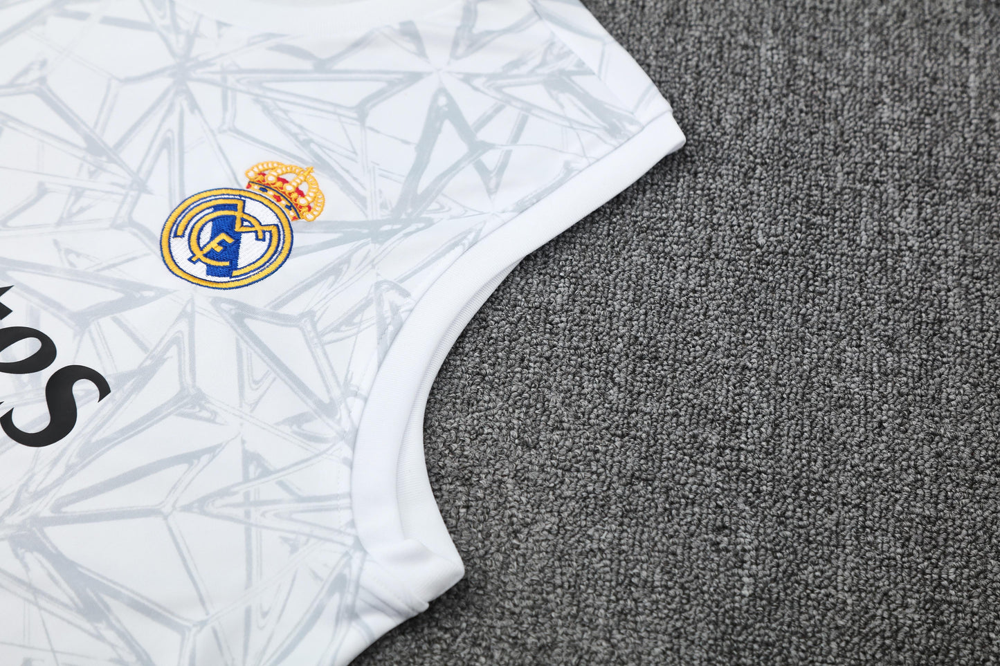 Kit Tank Top + Shorts Real Madrid White/Black Training 25/26