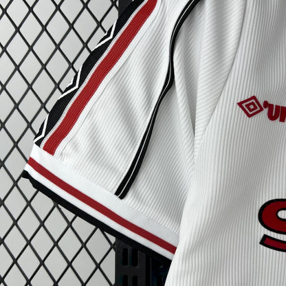 Manchester United 1998-99 White Retro Jersey