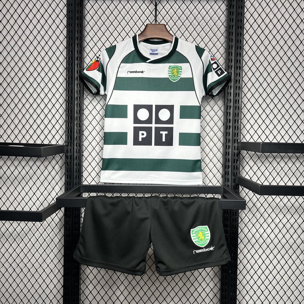 Sporting CP 2001/03 Home Retro Kids Kit
