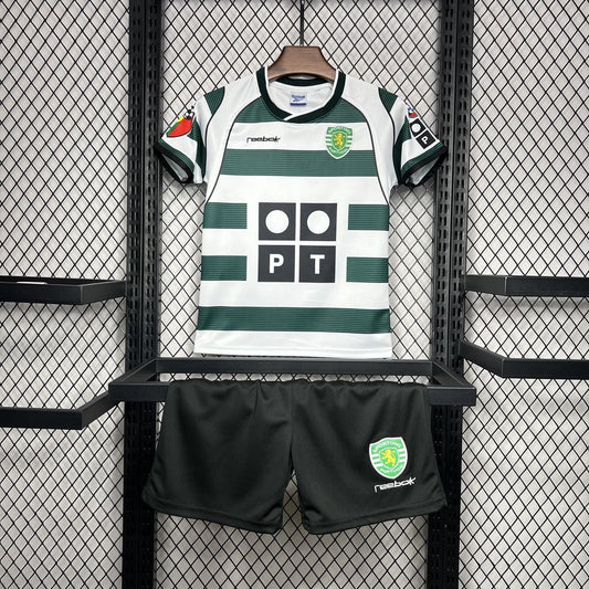 Sporting CP 2001/03 Home Retro Kids Kit