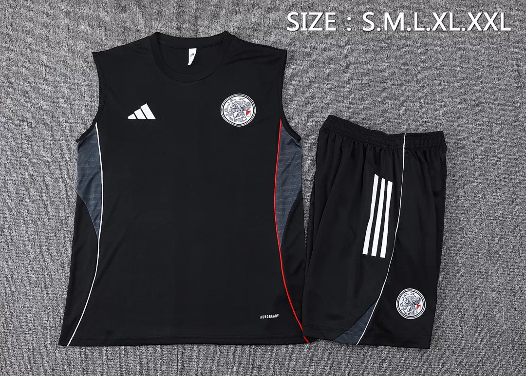 Completino Canottiera Ajax 2025/26 Uomo | Kit Allenamento - CalcioVivo