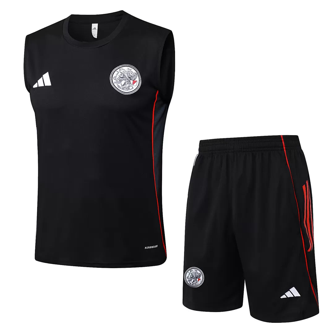 Completino Canottiera Ajax 2025/26 Uomo | Kit Allenamento - CalcioVivo