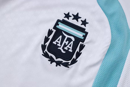 Completino Canottiera Argentina 26/27 Uomo Bianco | Kit Allenamento - CalcioVivo