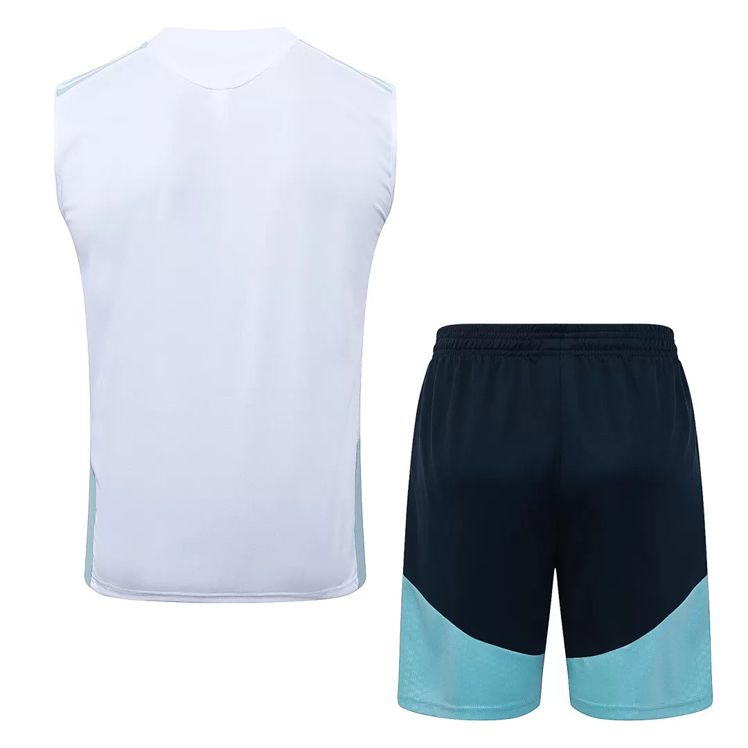 Completino Canottiera Argentina 26/27 Uomo Bianco | Kit Allenamento - CalcioVivo