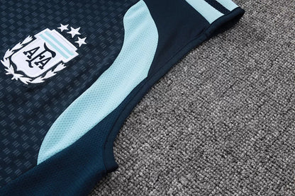 Completino Canottiera Argentina 26/27 Uomo Blu Navy | Kit Allenamento - CalcioVivo