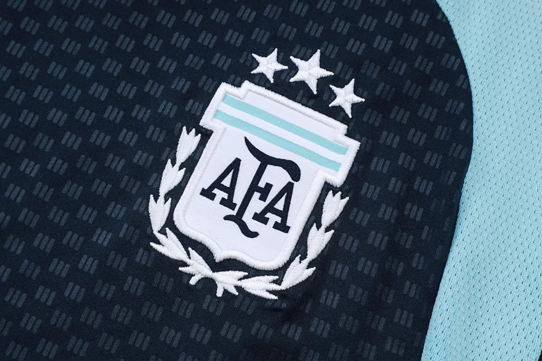 Completino Canottiera Argentina 26/27 Uomo Blu Navy | Kit Allenamento - CalcioVivo
