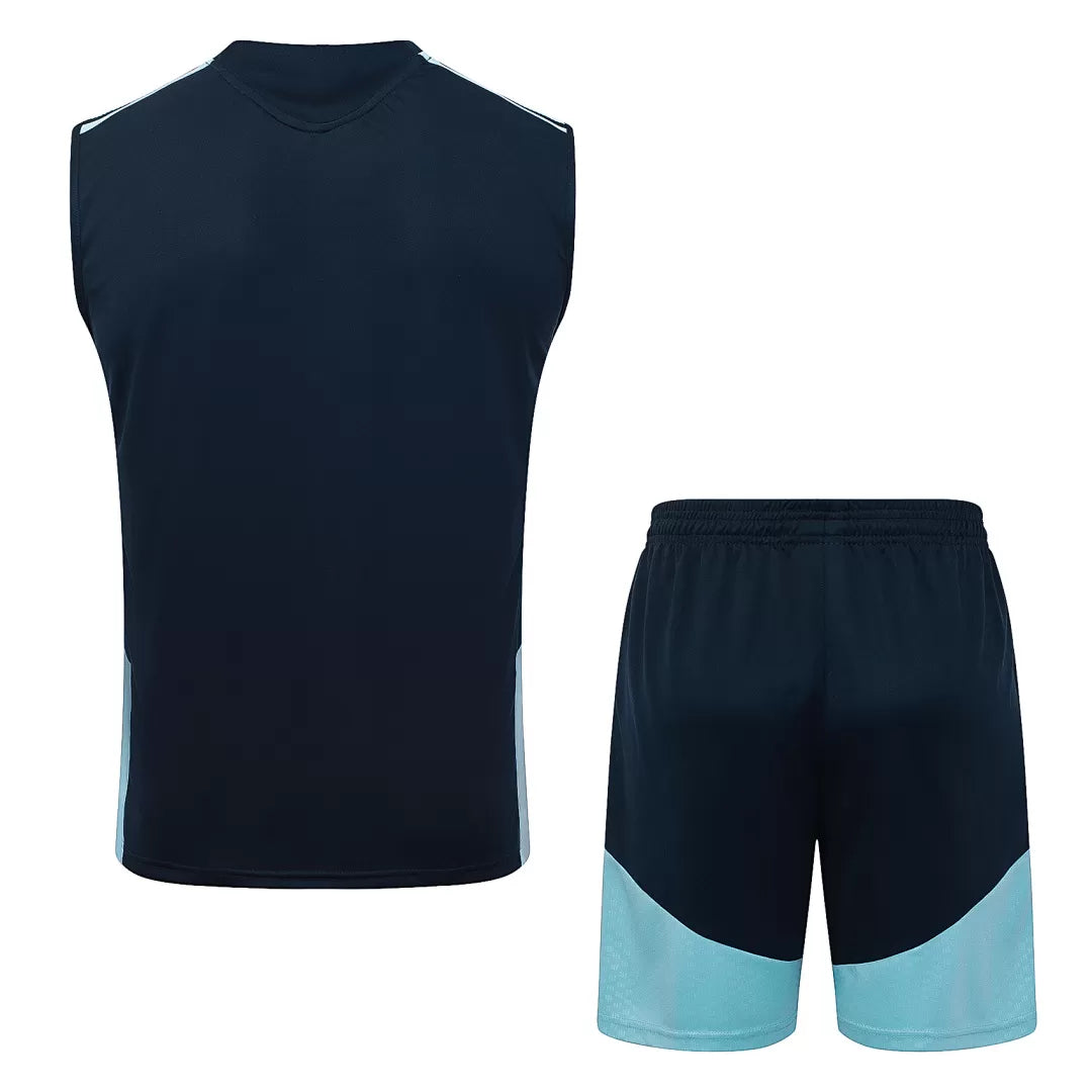 Completino Canottiera Argentina 26/27 Uomo Blu Navy | Kit Allenamento - CalcioVivo