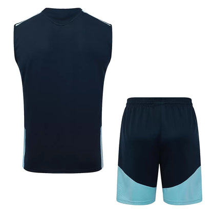 Completino Canottiera Argentina 26/27 Uomo Blu Navy | Kit Allenamento - CalcioVivo