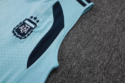 Completino Canottiera Argentina 26/27 Uomo Celeste | Kit Allenamento - CalcioVivo