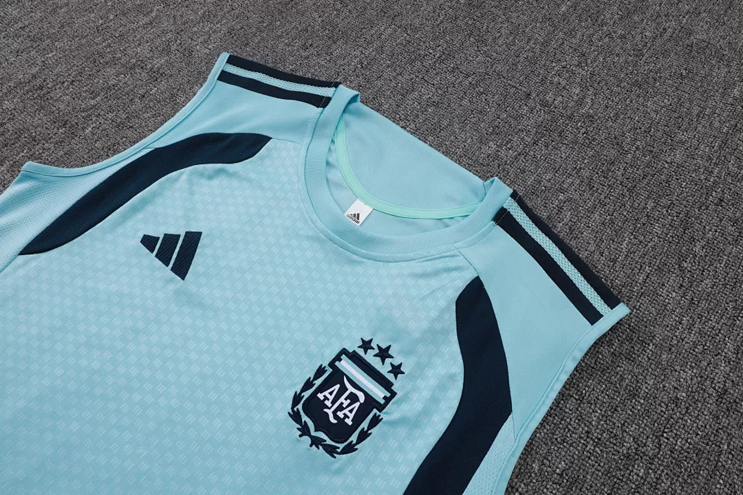 Completino Canottiera Argentina 26/27 Uomo Celeste | Kit Allenamento - CalcioVivo