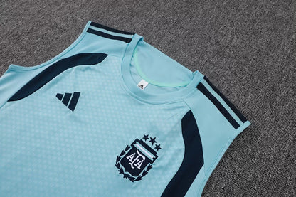 Completino Canottiera Argentina 26/27 Uomo Celeste | Kit Allenamento - CalcioVivo