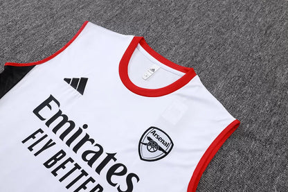 Completino Canottiera Arsenal 2025/26 Uomo Bianco | Kit Allenamento - CalcioVivo