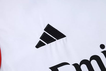 Completino Canottiera Arsenal 2025/26 Uomo Bianco | Kit Allenamento - CalcioVivo