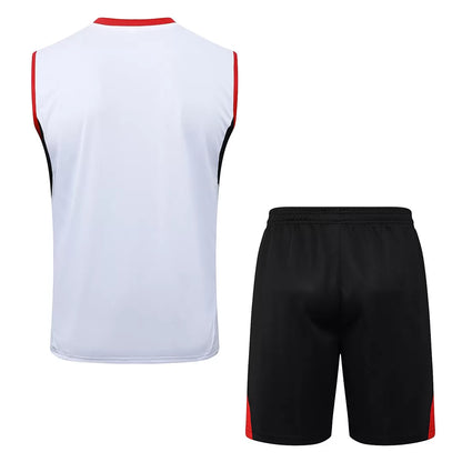 Completino Canottiera Arsenal 2025/26 Uomo Bianco | Kit Allenamento - CalcioVivo
