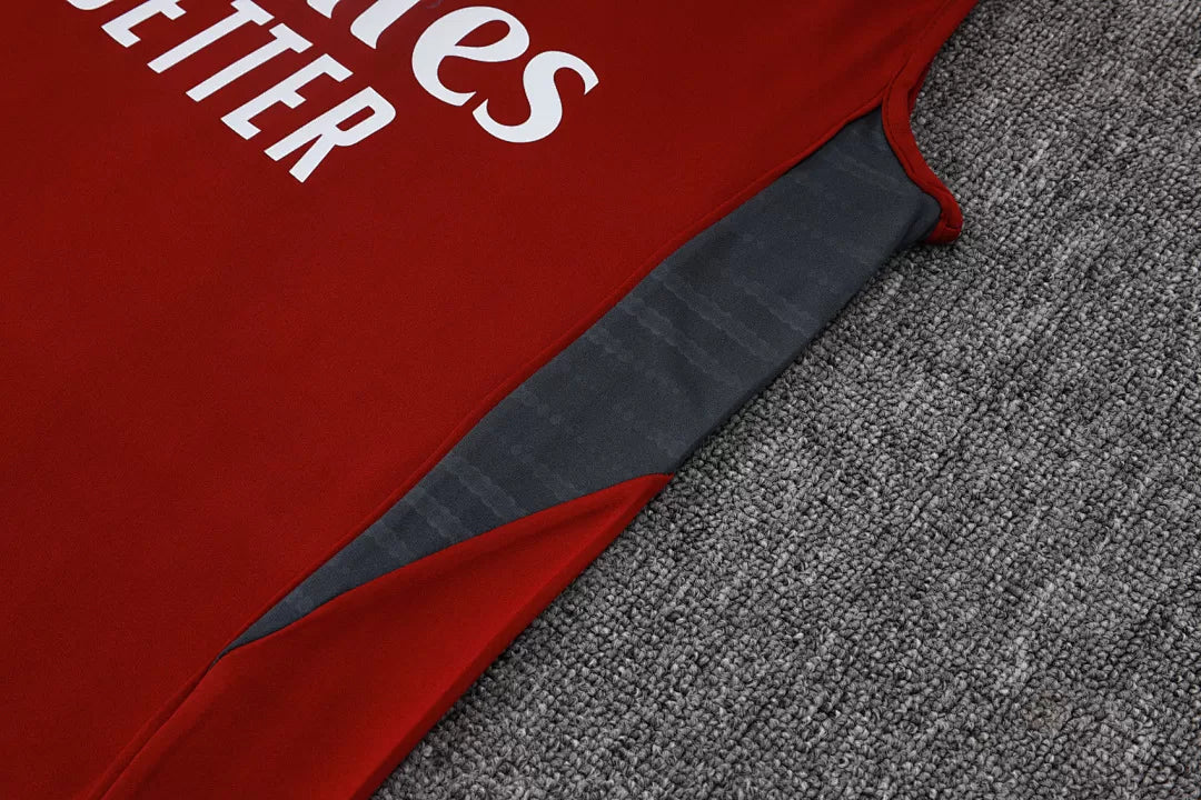 Completino Canottiera Arsenal 2025/26 Uomo Rosso | Kit Allenamento - CalcioVivo
