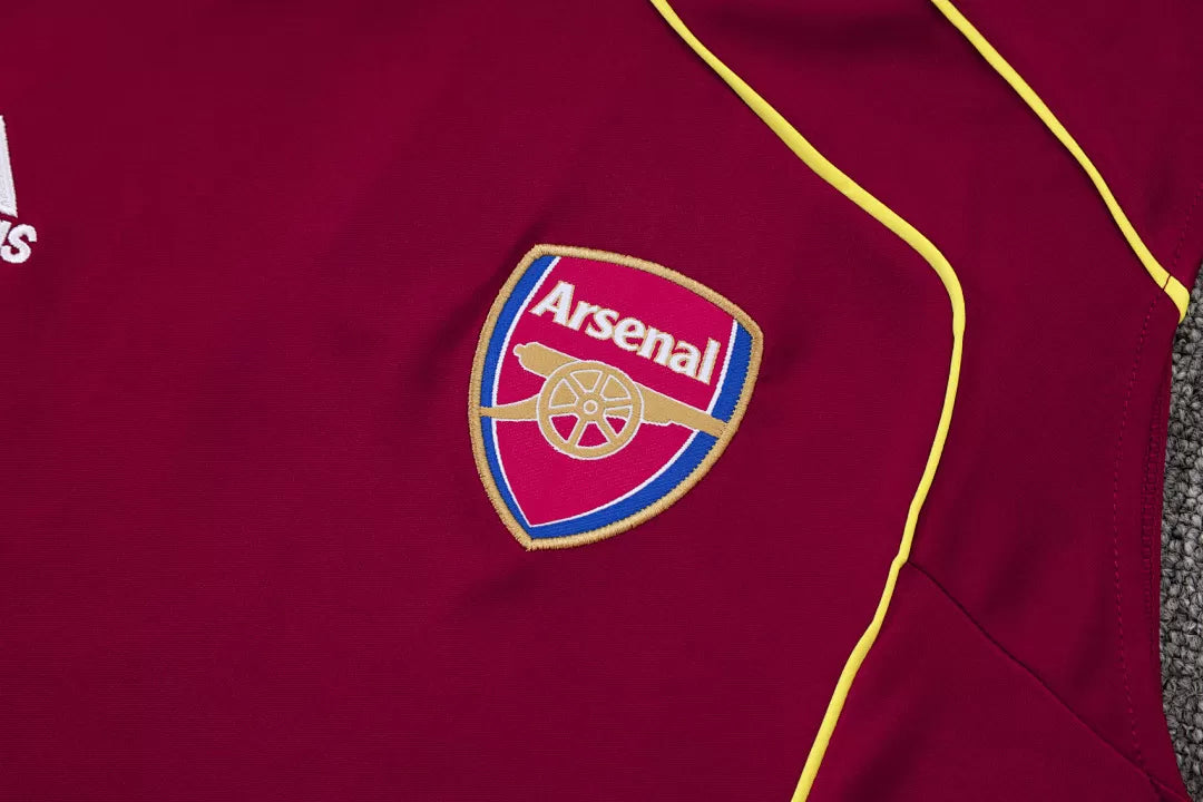 Completino Canottiera Arsenal 25/26 Uomo Bordeaux | Kit Allenamento - CalcioVivo