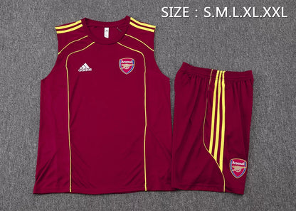 Completino Canottiera Arsenal 25/26 Uomo Bordeaux | Kit Allenamento - CalcioVivo