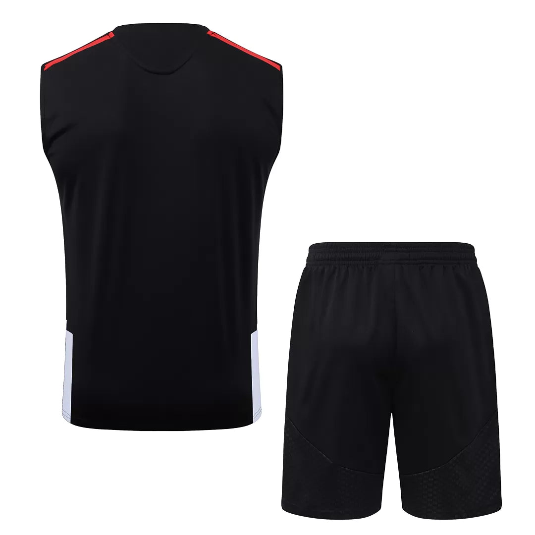 Completino Canottiera Arsenal 26/27 Uomo Nero | Kit Allenamento - CalcioVivo