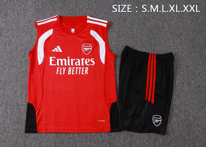 Completino Canottiera Arsenal 26/27 Uomo Rosso | Kit Allenamento - CalcioVivo