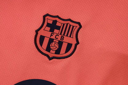 Completino Canottiera Barcelona 2025/26 Uomo Arancione | Kit Allenamento - CalcioVivo