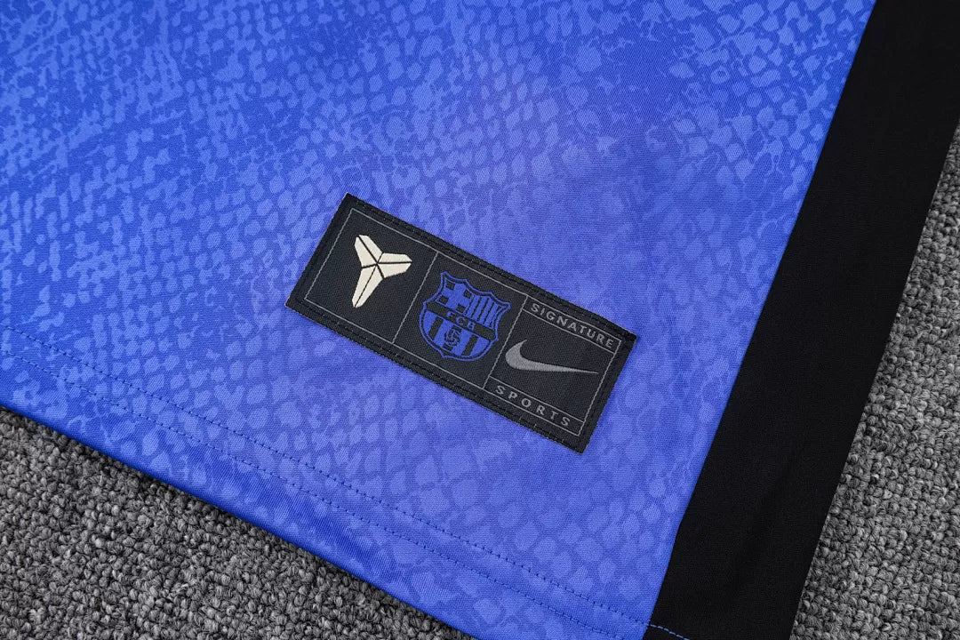 Completino Canottiera Barcelona 2025/26 Uomo Blu | Kit Allenamento - CalcioVivo