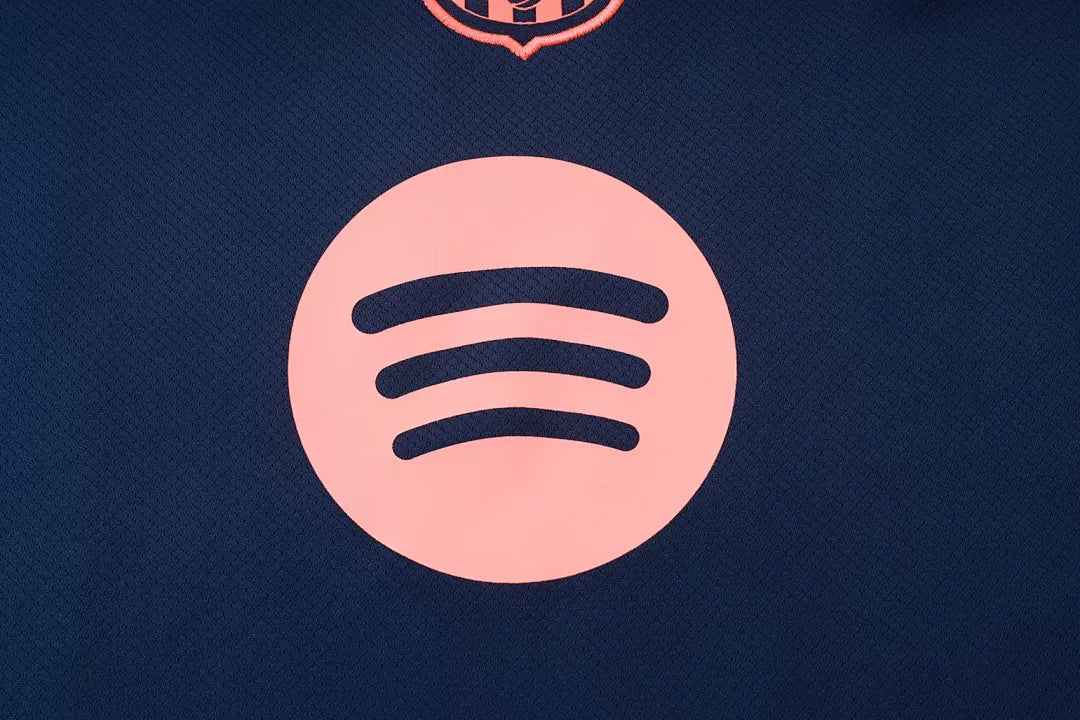 Completino Canottiera Barcelona 2025/26 Uomo Blu Navy | Kit Allenamento - CalcioVivo