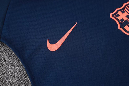 Completino Canottiera Barcelona 2025/26 Uomo Blu Navy | Kit Allenamento - CalcioVivo