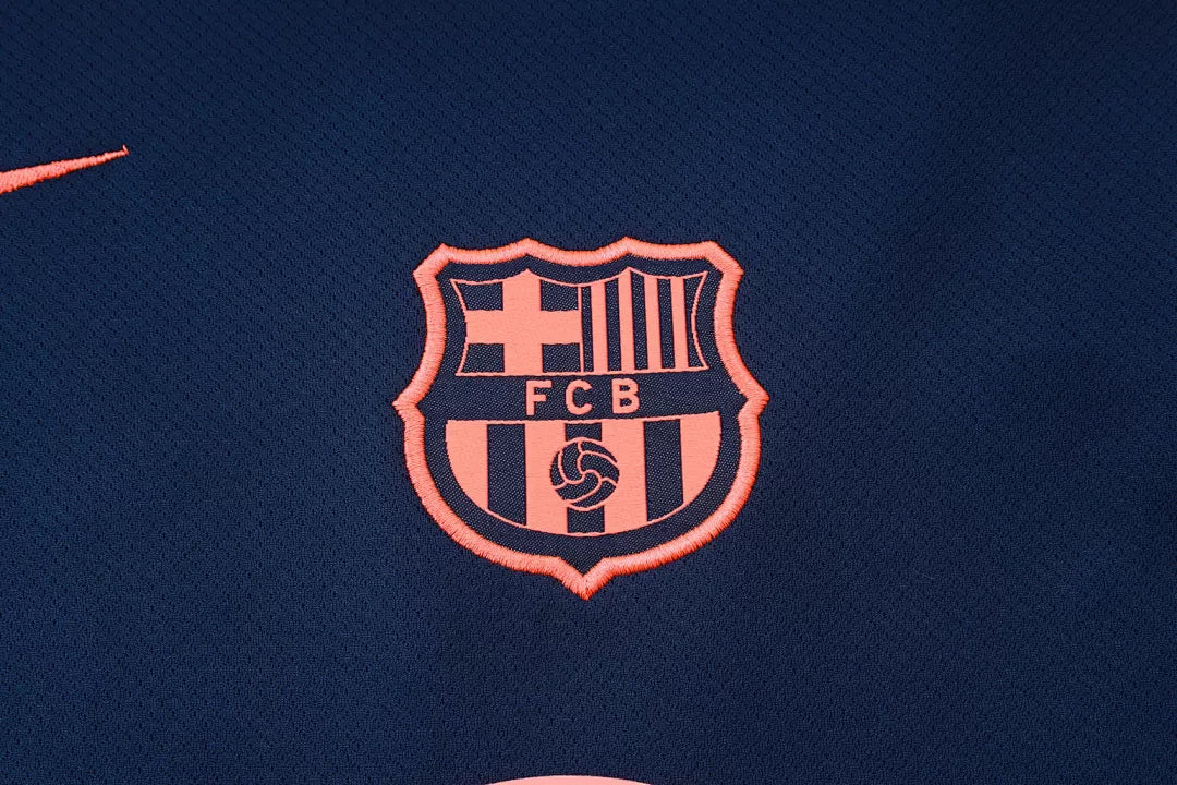 Completino Canottiera Barcelona 2025/26 Uomo Blu Navy | Kit Allenamento - CalcioVivo