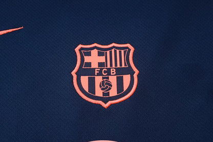 Completino Canottiera Barcelona 2025/26 Uomo Blu Navy | Kit Allenamento - CalcioVivo