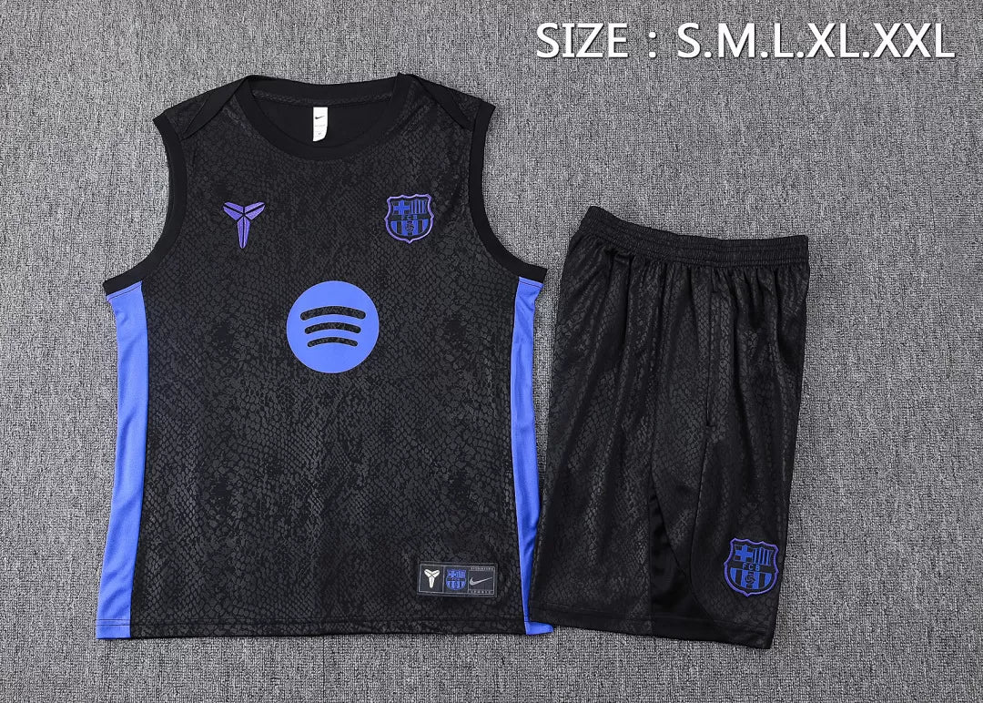 Completino Canottiera Barcelona 2025/26 Uomo | Kit Allenamento - CalcioVivo