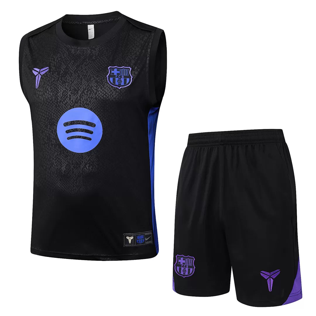 Completino Canottiera Barcelona 2025/26 Uomo | Kit Allenamento - CalcioVivo