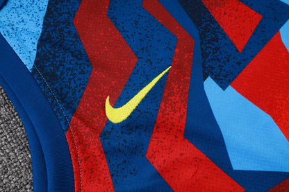 Completino Canottiera Barcelona 2025/26 Uomo Multicolor | Kit Allenamento - CalcioVivo
