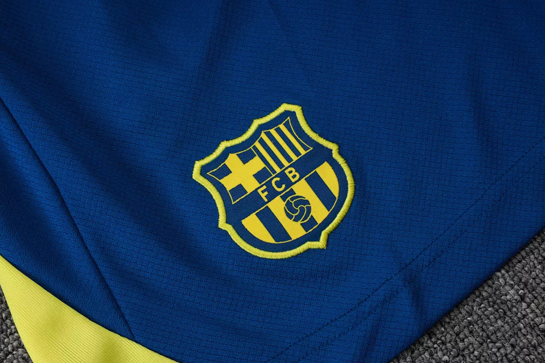 Completino Canottiera Barcelona 25/26 Uomo Azzurro | Kit Allenamento - CalcioVivo