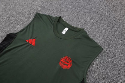 Completino Canottiera Bayern Munich 25/26 Uomo Verde | Kit Allenamento - CalcioVivo