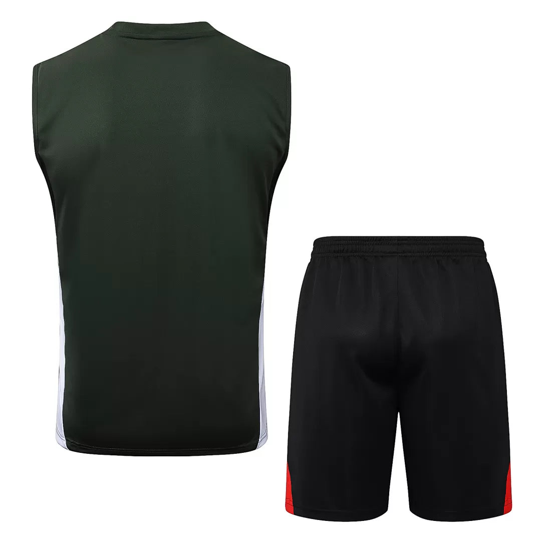 Completino Canottiera Bayern Munich 25/26 Uomo Verde | Kit Allenamento - CalcioVivo