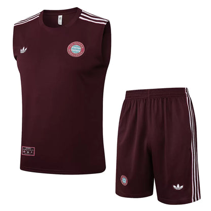 Completino Canottiera Bayern Munich Icons 25/26 Uomo | Kit Allenamento - CalcioVivo