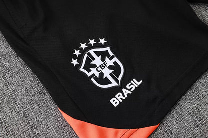 Completino Canottiera Brasile 2025/26 Uomo Giallo | Kit Allenamento - CalcioVivo