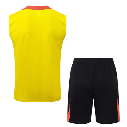 Completino Canottiera Brasile 2025/26 Uomo Giallo | Kit Allenamento - CalcioVivo