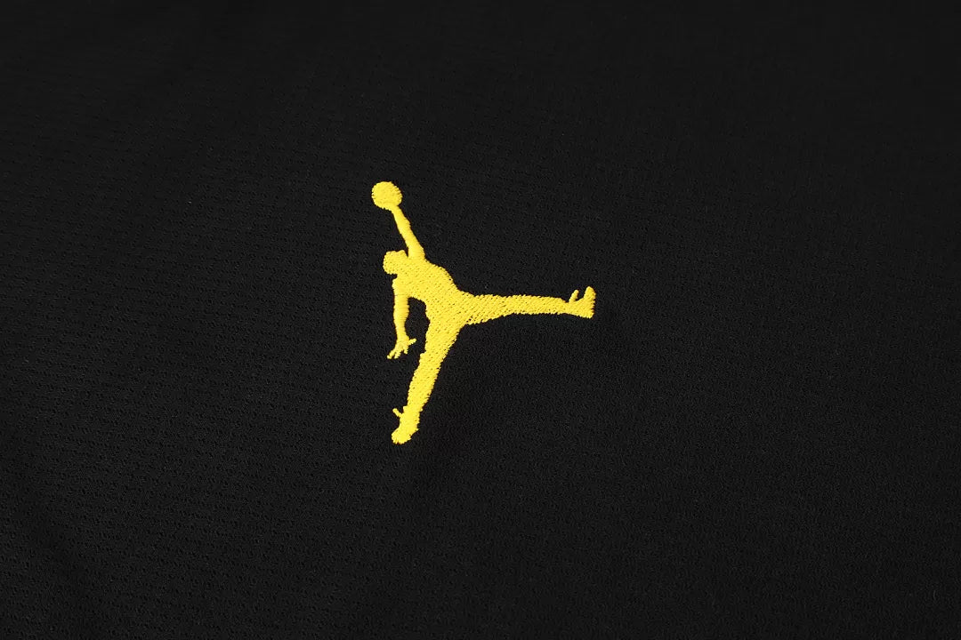 Completino Canottiera Brasile 26/27 Uomo Nero Giallo | Kit Allenamento - CalcioVivo
