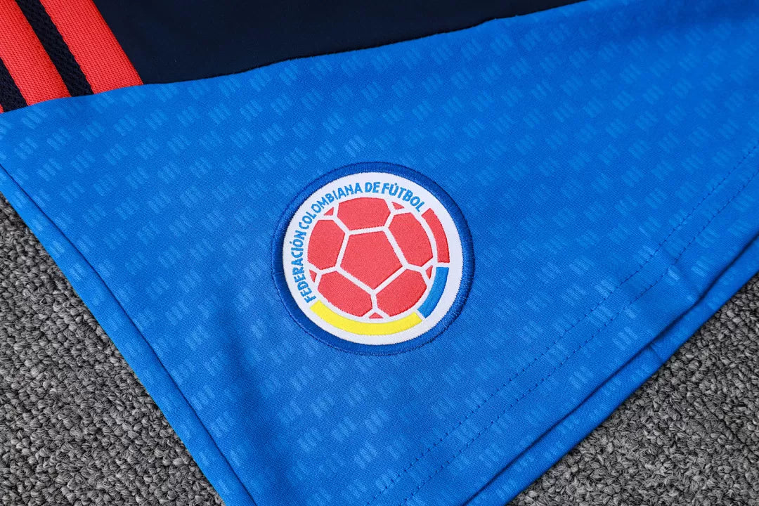 Completino Canottiera Colombia 26/27 Uomo Blu Navy | Kit Allenamento - CalcioVivo